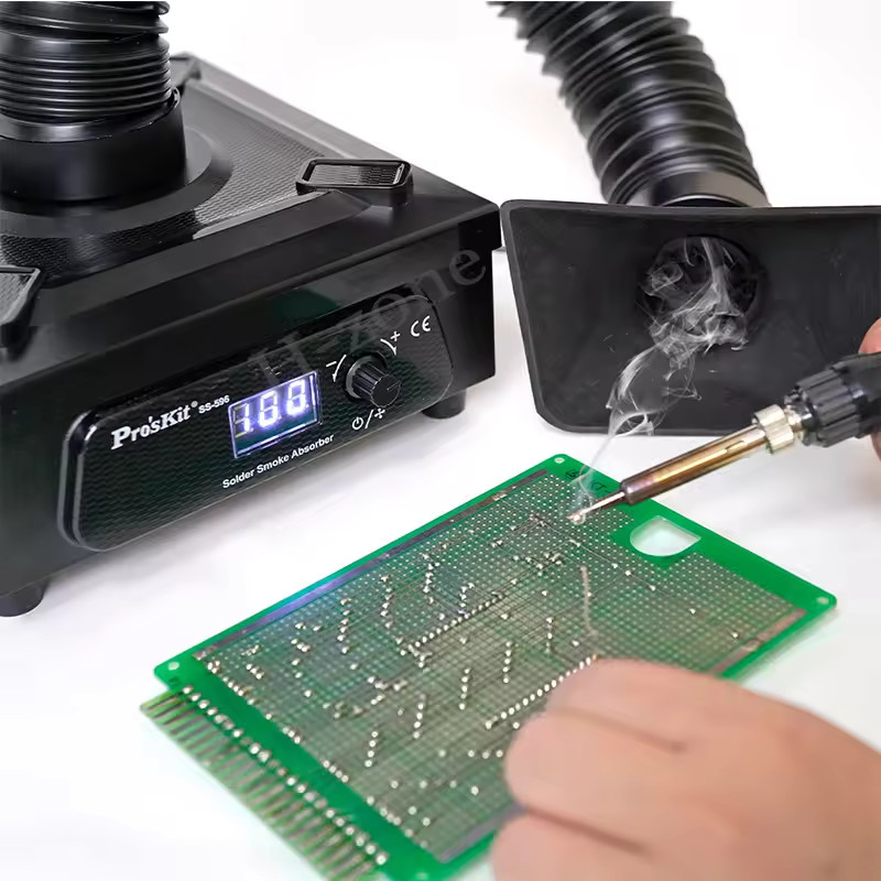 3layer Filter Solder Smoke Purifier Desktop Smoke Fume Extractor for Solder Laser Marking Purificati