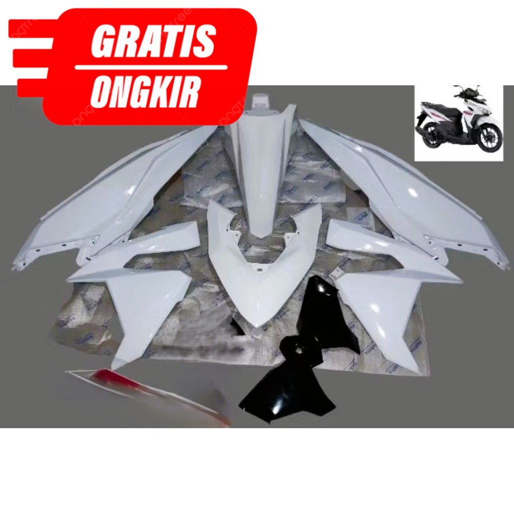 Full Body Halus Vario 125/150 Led Old 2016-2018 Putih glossy full set baru