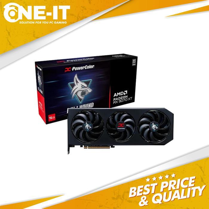 PowerColor Hellhound Radeon RX 9070 XT 16GB VGA Gaming 4K 8K OC