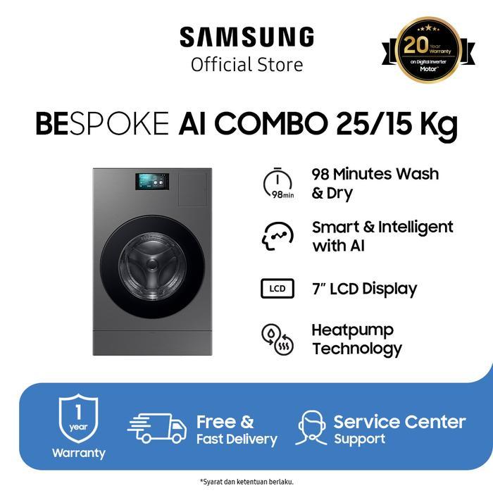 MB Samsung Mesin Cuci Bespoke AI Front Load 25/15Kg Washer Dryer