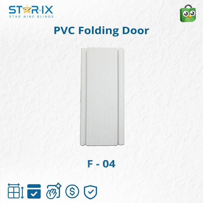 Folding Door PVC - Pintu Lipat PVC Folding door - penyekat ruangan - F4, Standart