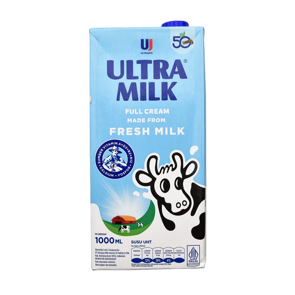 Susu UHT Ultra 1 Liter Putih