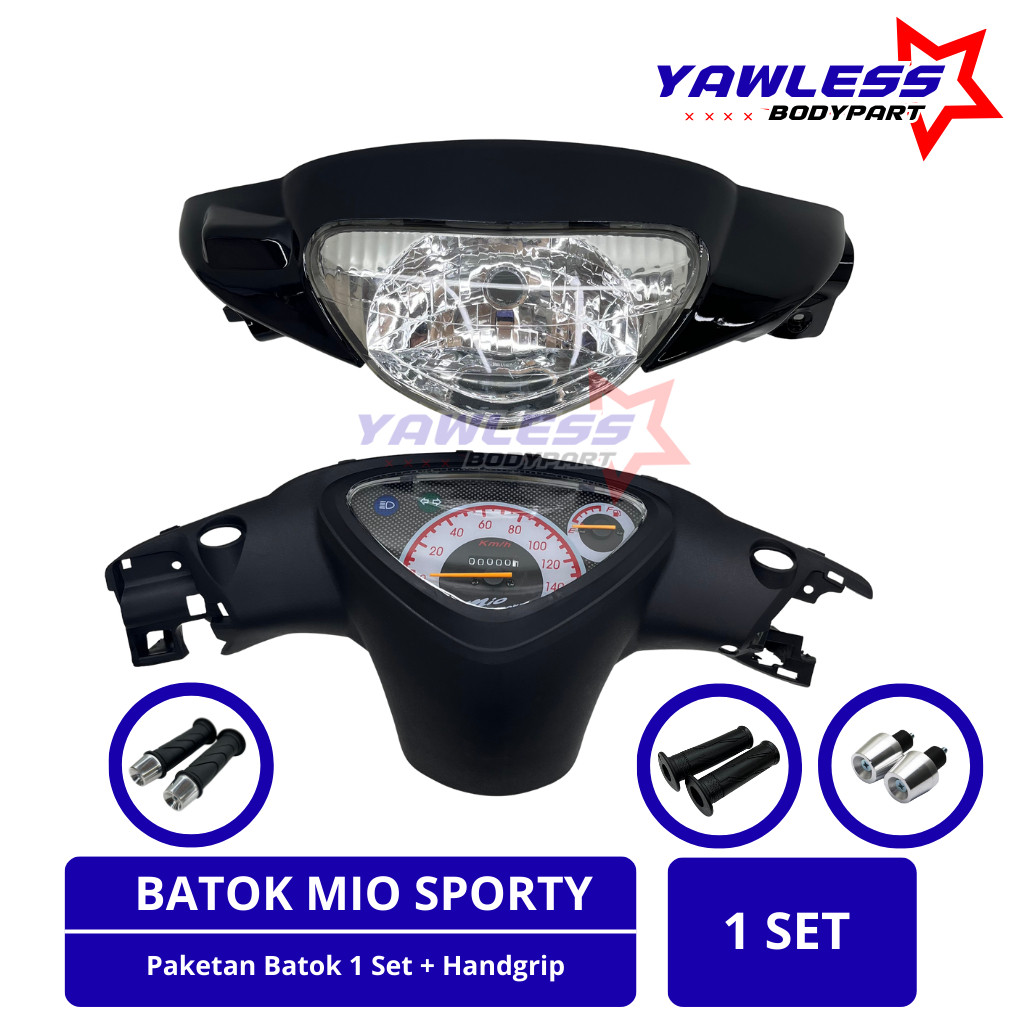 Batok Kepala Mio Sporty Hitam / Batok Depan Belakang Mio Sporty Mika KM Mio Smile Sporty