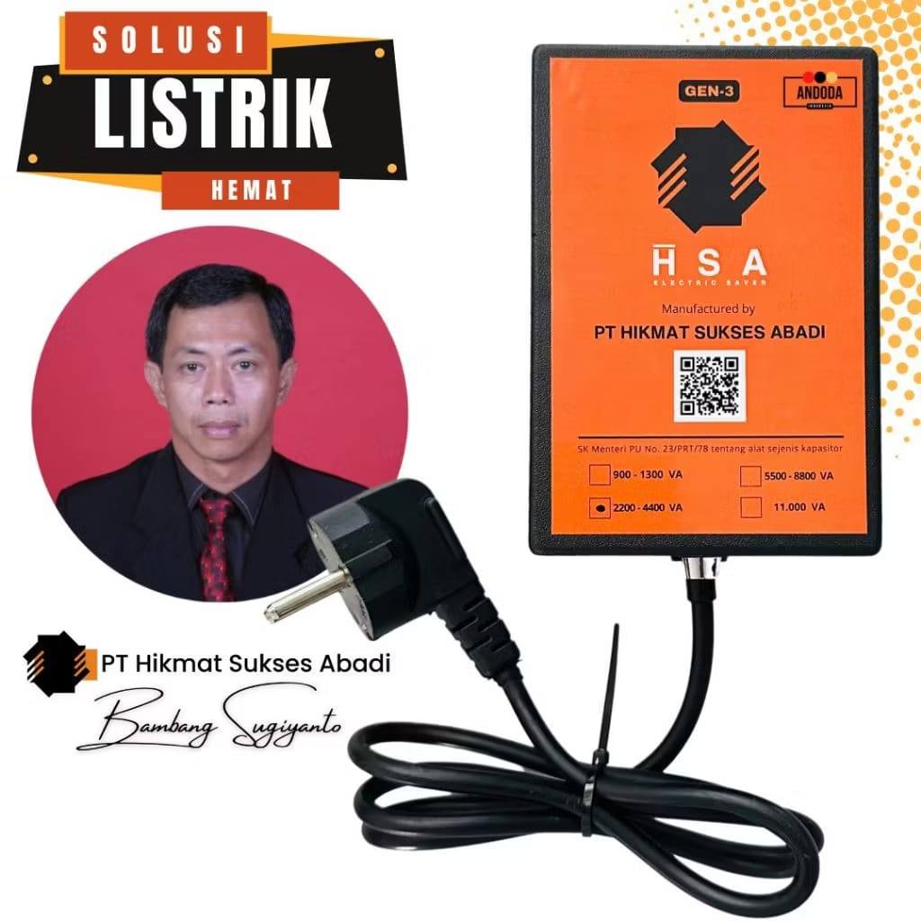 HSA Electric Saver – Alat Penghemat Listrik Rumah & Usaha | Original, Bergaransi Resmi