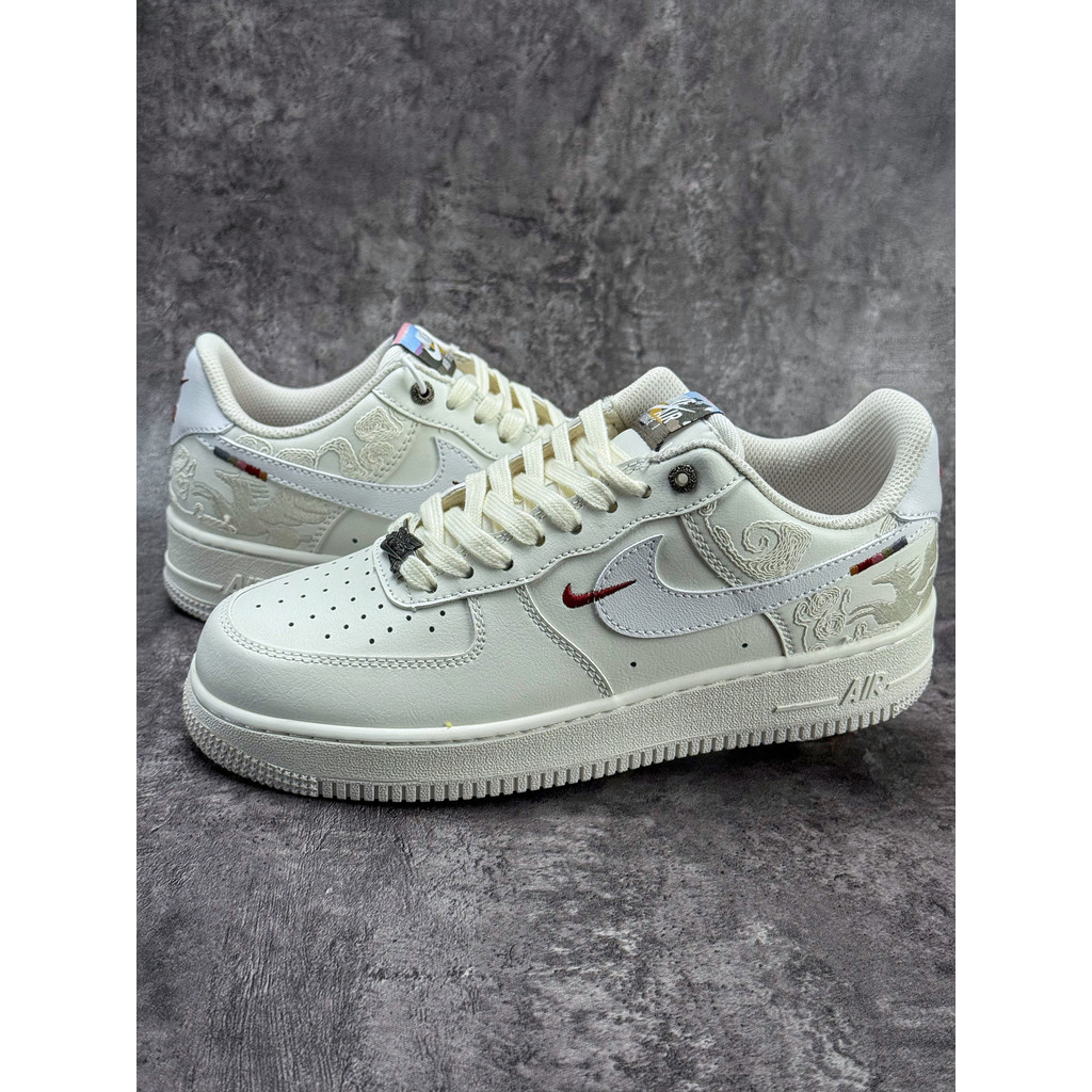 Nike Air Force 1 Year of the Horse Limited Edition Sneakers - Classic Leather Low Top AF1 Retro Casu