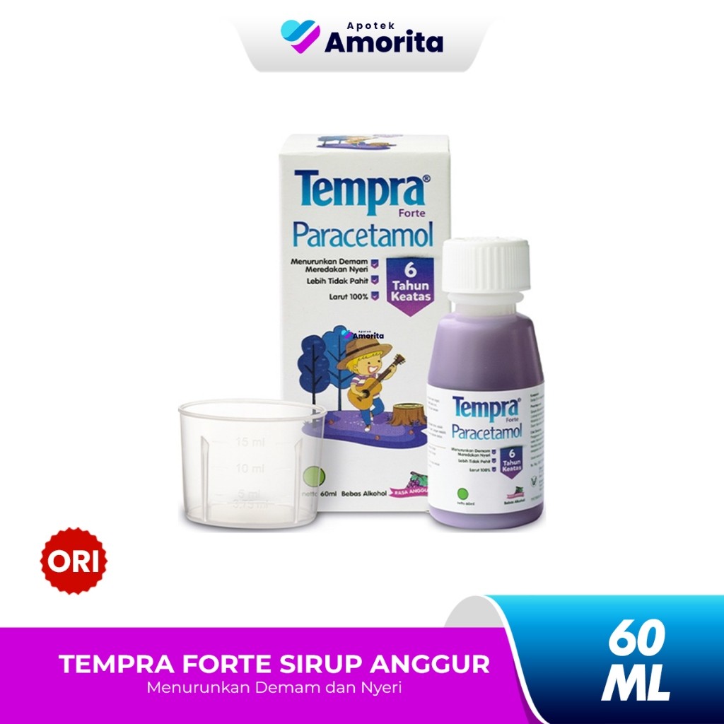 Tempra Forte Paracetamol Anak Rasa Anggur 60ml