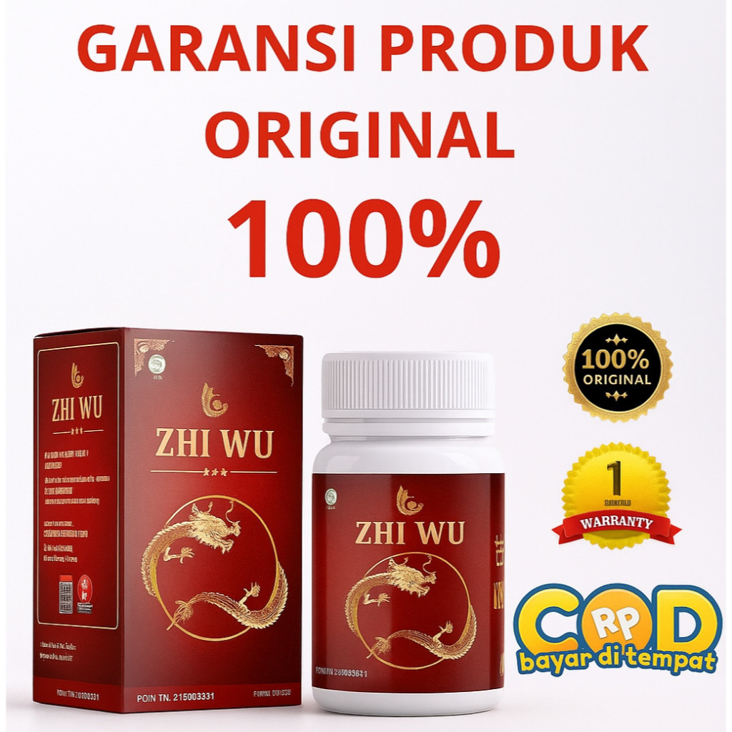 ZHI WU ASLI OBAT HERBAL CINA MEMBANTU MENGATASI ASAM URAT NYERI SENDI KEBAS KESEMUTAN REMATIK ASLI B