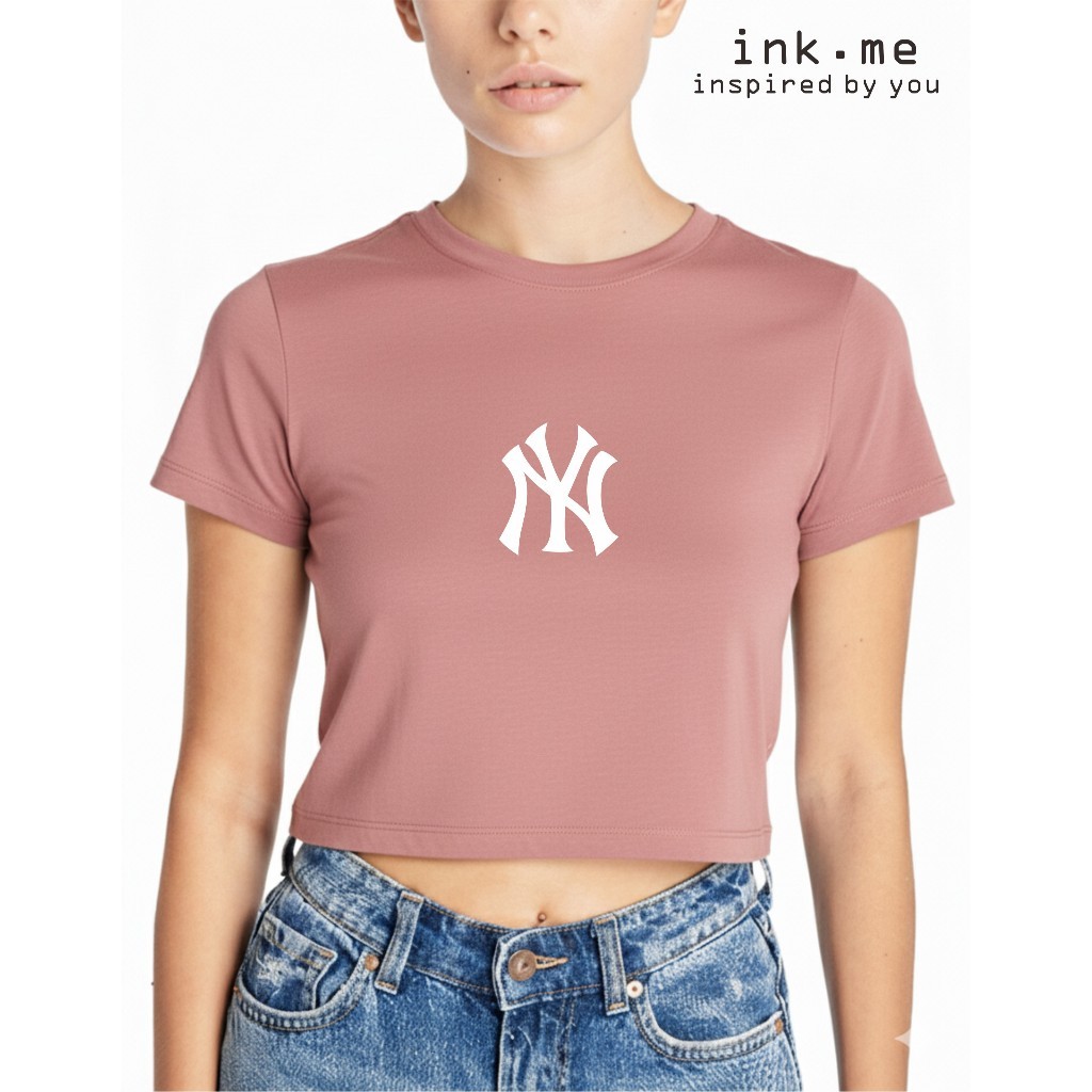KAOS CROP TOP NY / KAOS WANITA YANKEES / KAOS CROP TOP YANKEES