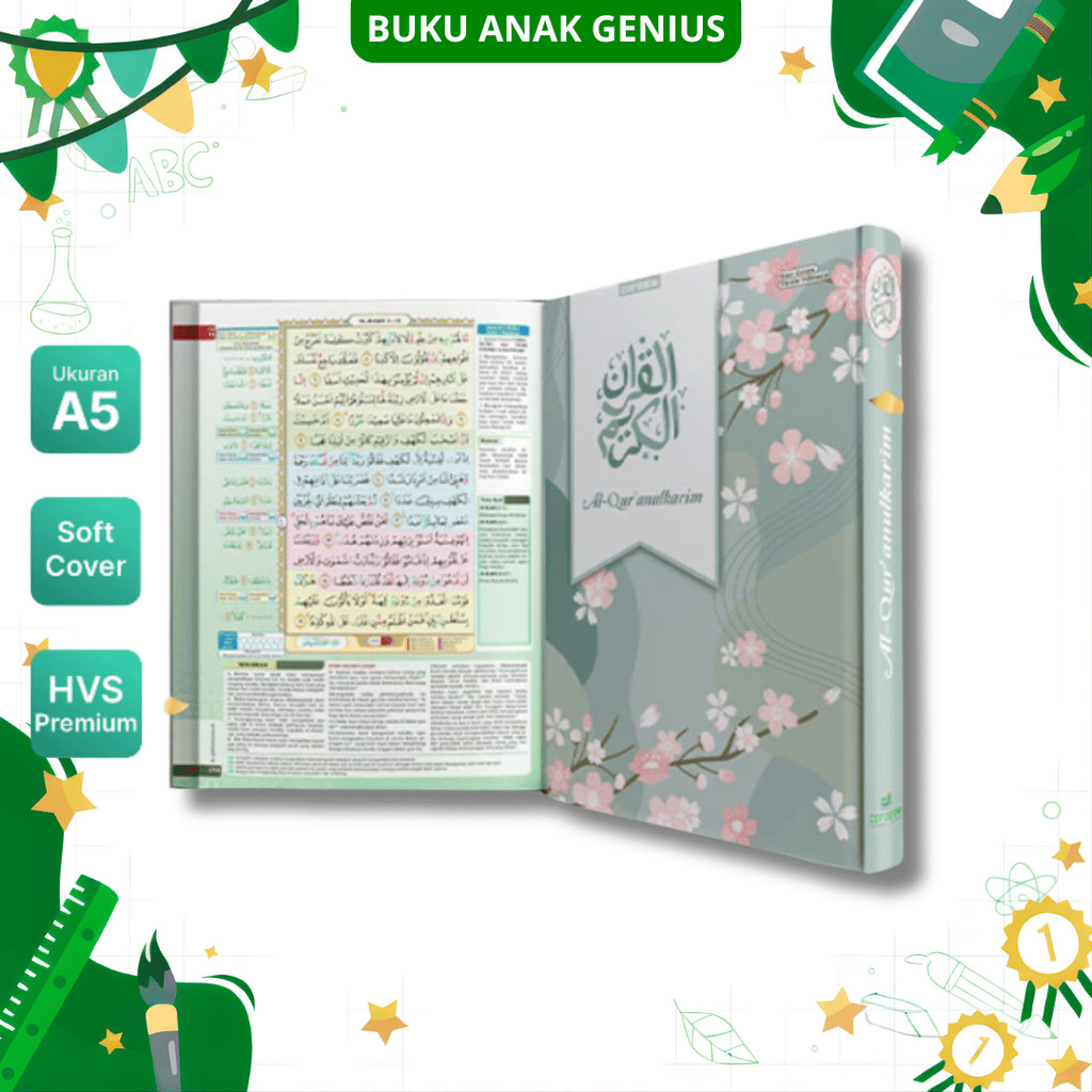 Al Quran Muslimah Custom Nama Ukuran A5 Quran Cordoba BAG