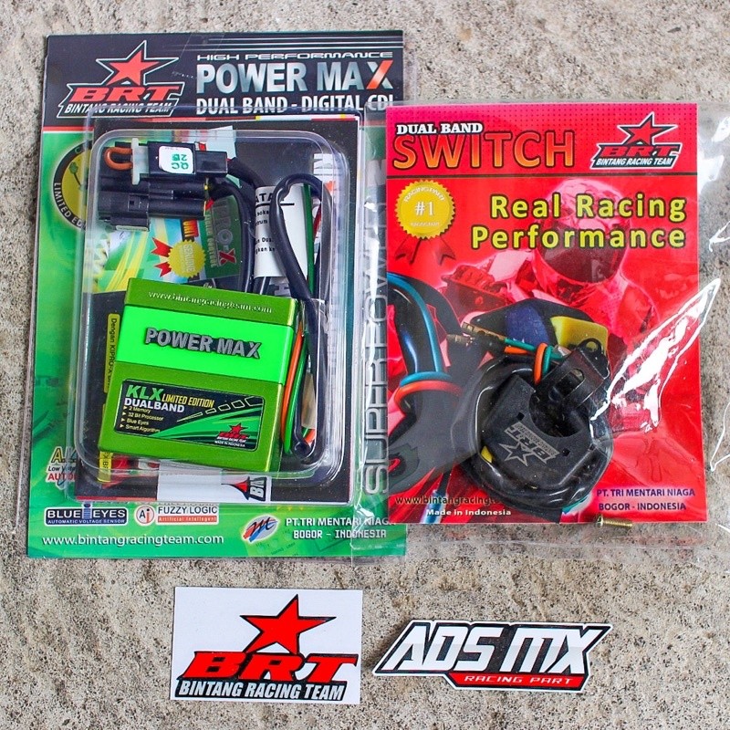 CDI BRT DUALBAND Saklar KLX Bonus Sticker USD KLX 140 Dtracker 150cc BF Supermoto Dtracker Hijau ijo