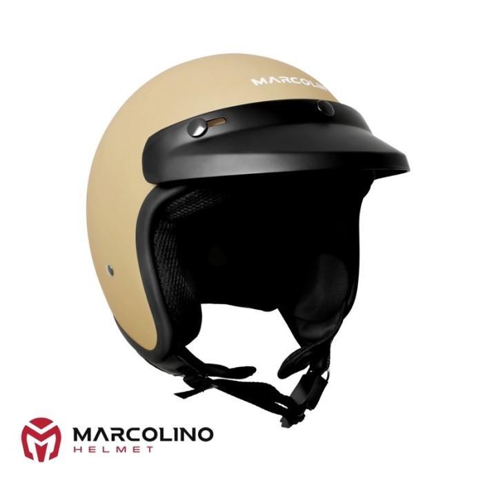Helm Bogo Retro Marcolino Mocca SNI PET
