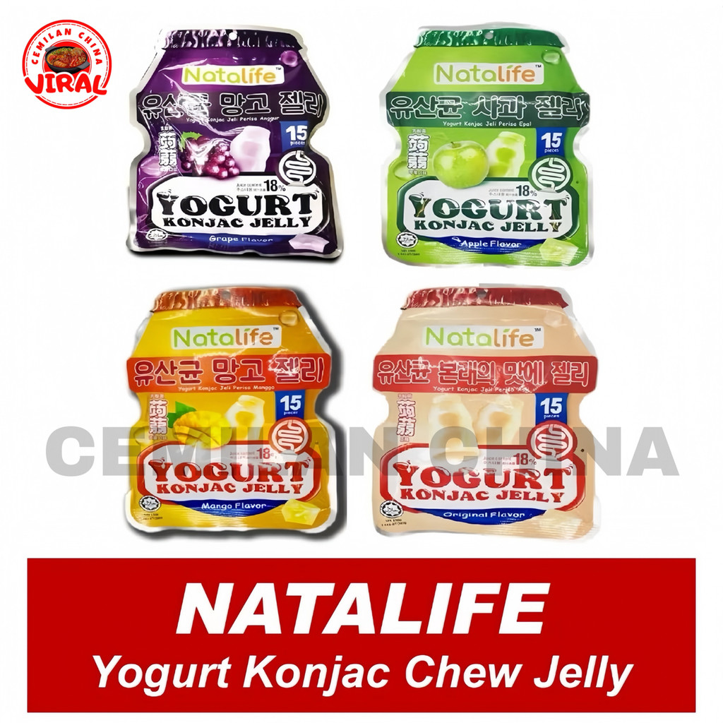 [BPOM][HALAL] natalife konjac jelly/ jelly/ yogurt/ konjac jelly/ natalife/300g