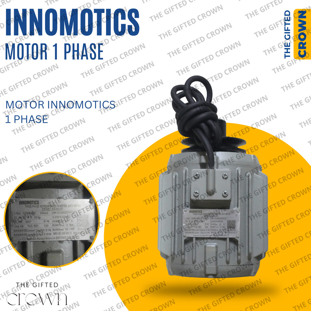 Dinamo Inomotics 3 Phase 1.1 KW  Motor Siemens Untuk Box Fan 50 Inch