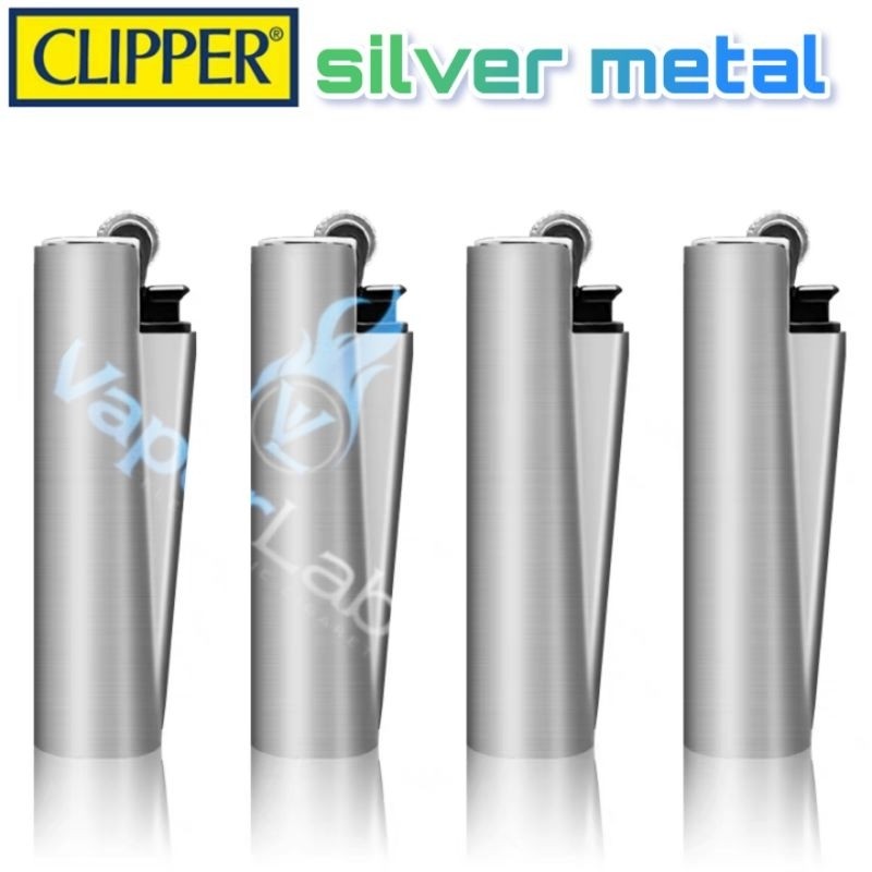 korek api clipper metal besi original import china refill gas lighter