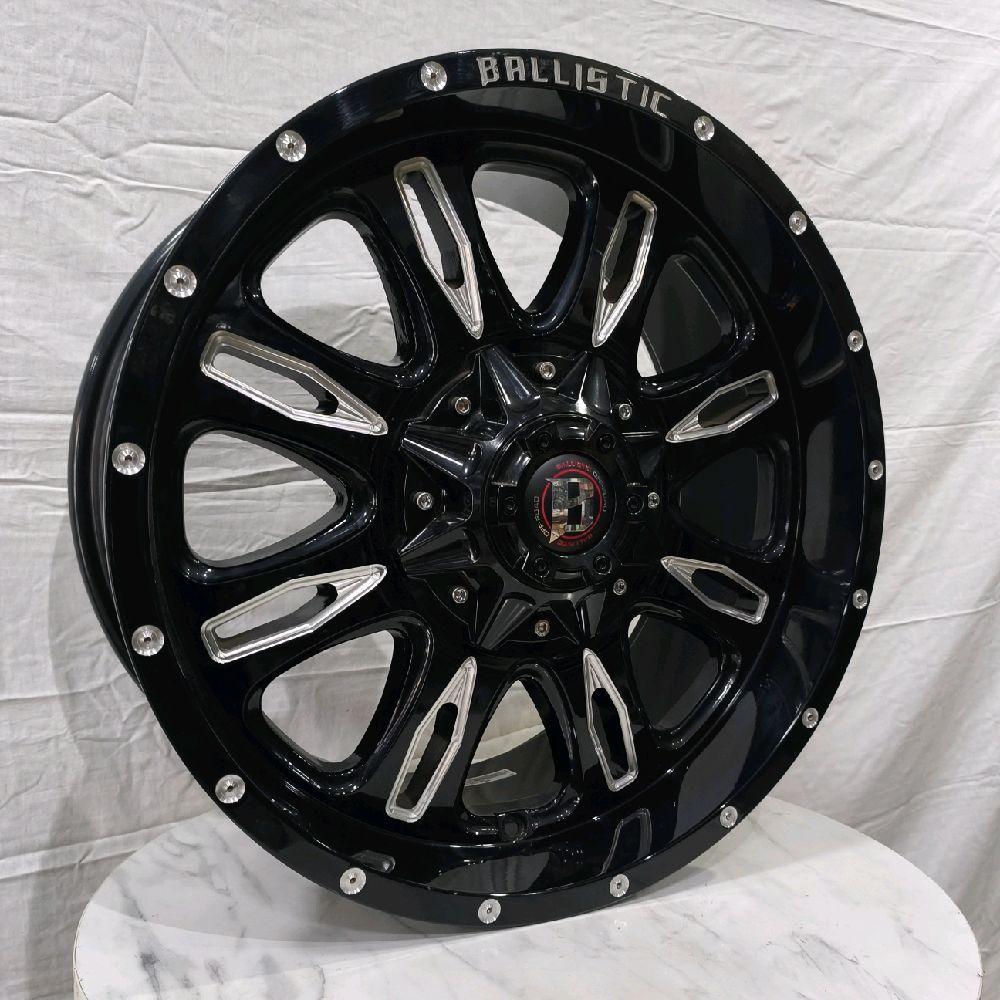 4pcs Velg Ballistic Offroad 953  20x9.0 6H 139.7 et12 Ring 20 R20 Mobil Pajero Fortuner Hilux LandCr