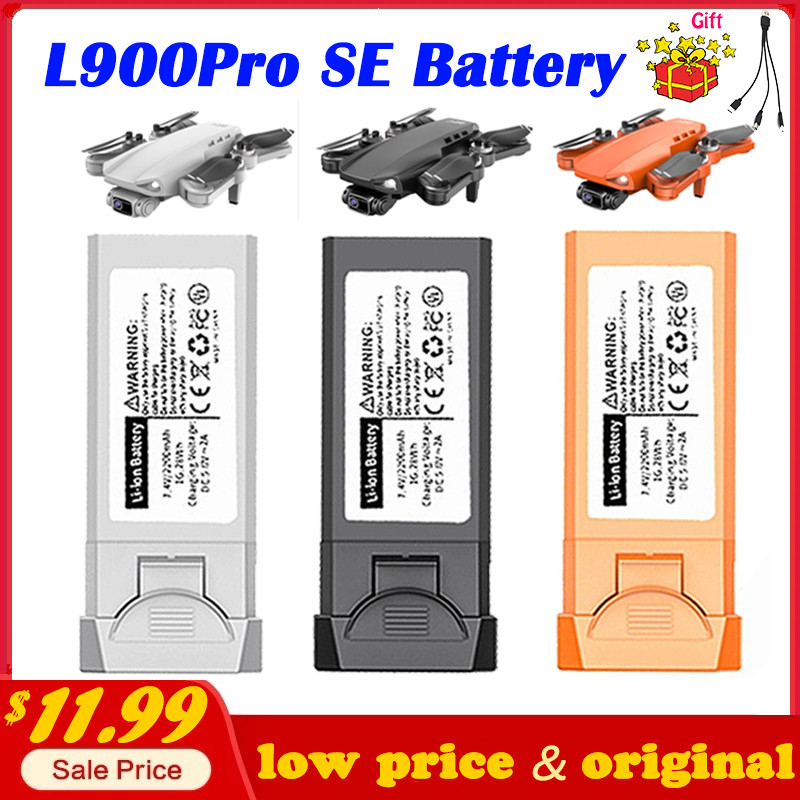 L900 Pro Se Battery 7.4V 2200mah for L900 Se Max Rc Drone Battery For Accessories Quadcopter RC Plan