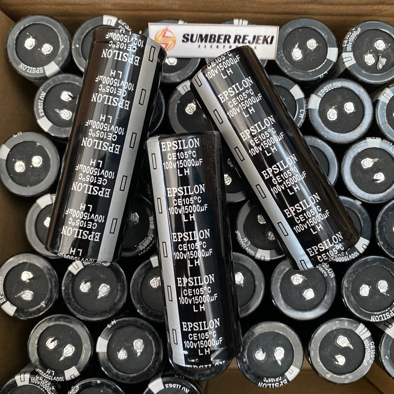 Elco Epsilon 15000uf 100v Original Epsilon Isi Full