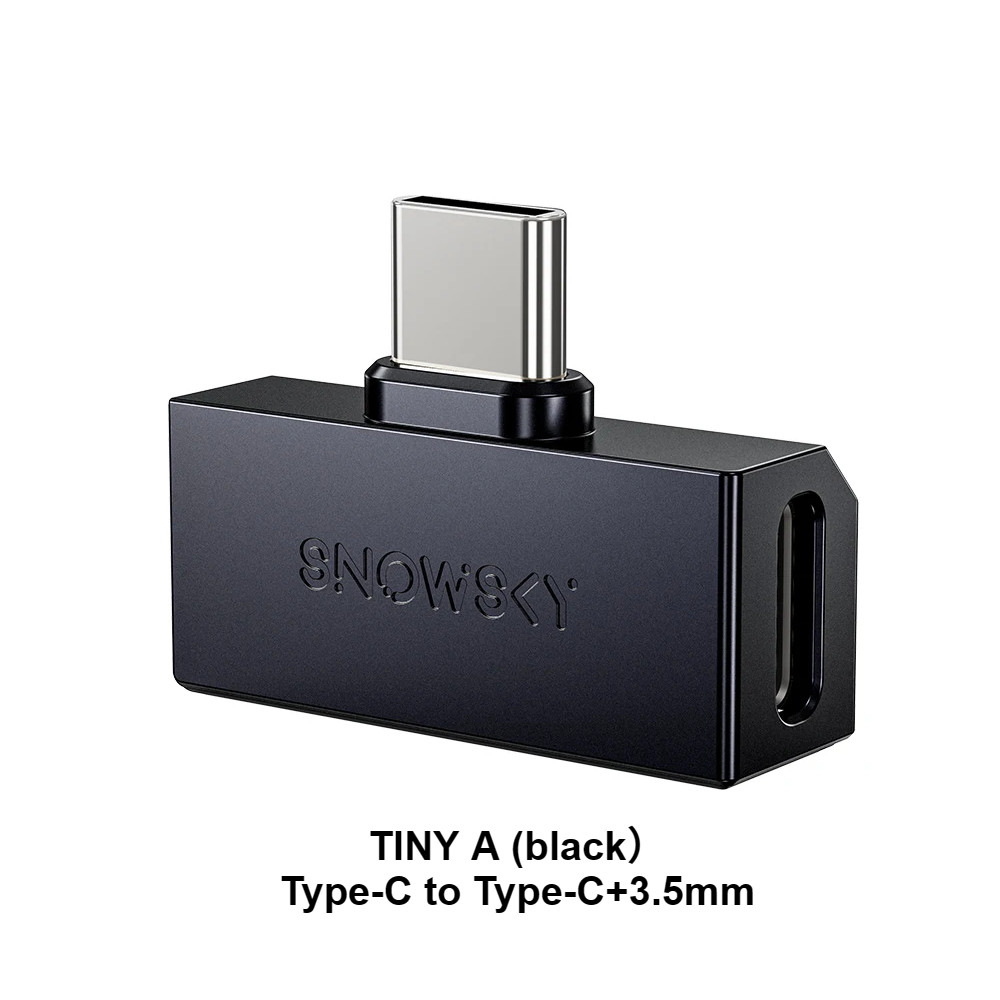 Snowsky TINY USB DAC AMP Adapter Headphone Amplifier 3544mmTypeC PEQ Tuning HiRes Auo DSD256 InLine 