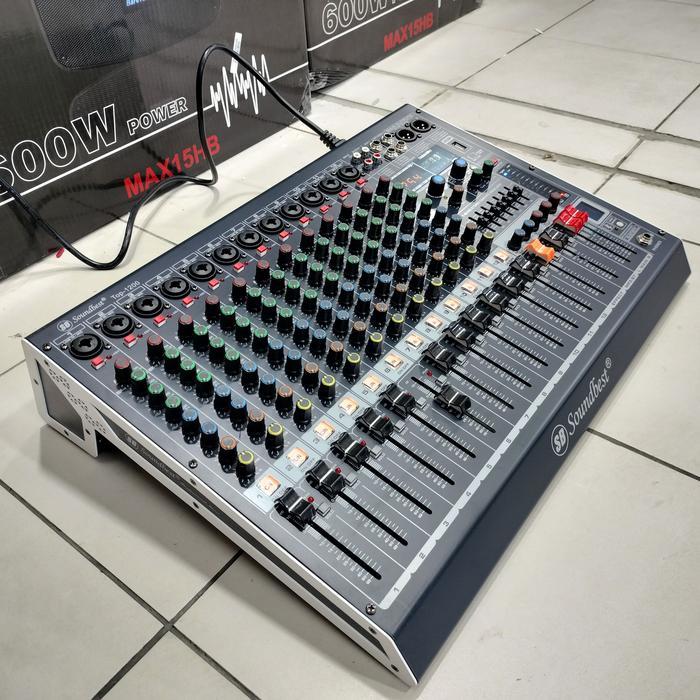 Mixer Soundbest TOP 1200 / TOP1200 Bluetooth Original 12 Channel