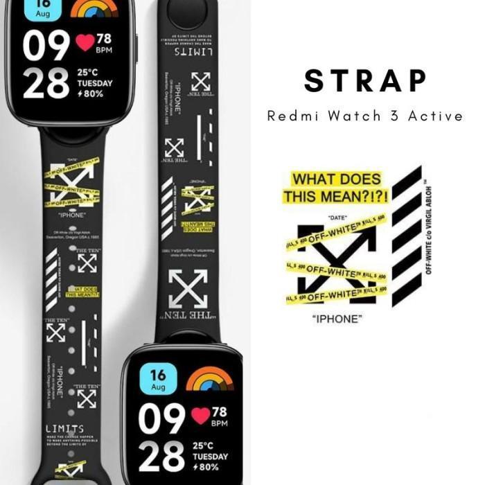 Strap Redmi Watch 3 ACTIVE Motif Silikon Tali Redmi Watch 3 ACTIVE - OW#1, RdmWatch3Active