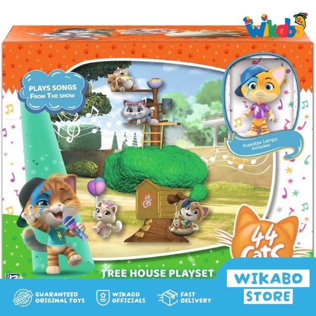 44 Cats Treehouse Playset Original Rumah Pohon