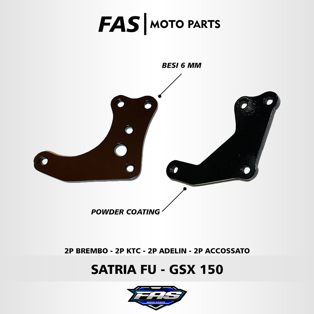 Braket Kaliper Satria FU GSX 150 2p 4p Brembo KTC 300 320