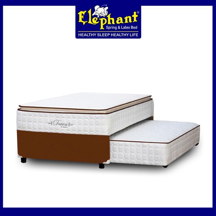 Kasur Springbed 2in1 Devon Induk dan Sorong bawah - 100 x 200, Maroon