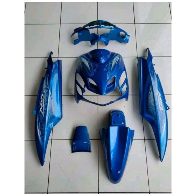 full body bagian Alus Yamaha Mio new smile biru muda