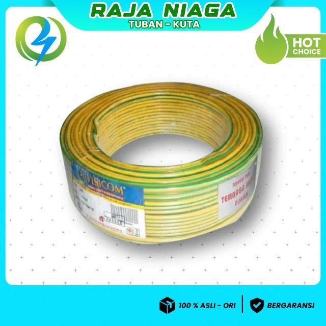 KABEL NYA 2.5 VISICOM KUNING 100 METER