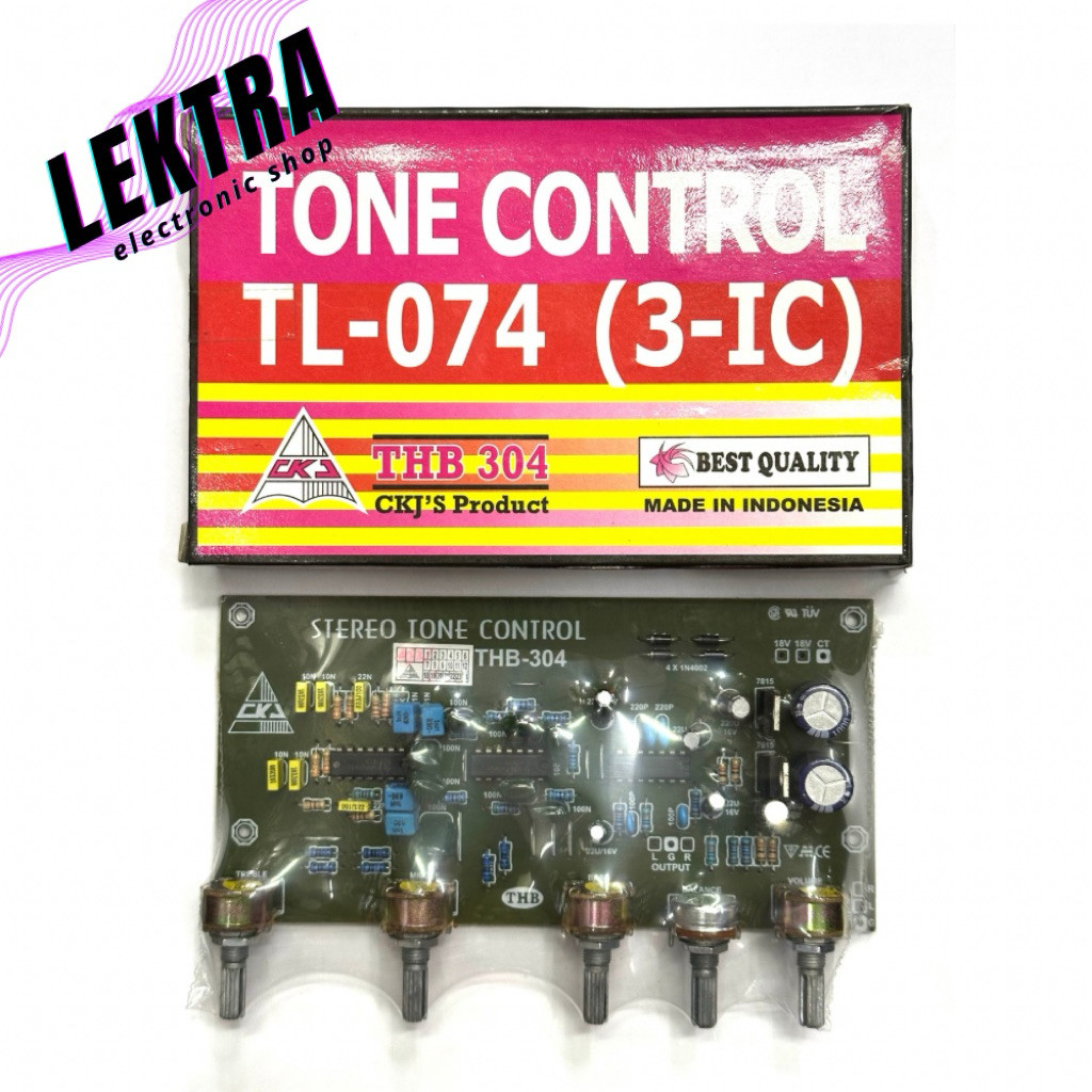 Kit THB 304 Tone Control TL-074 (3-IC) CKJ