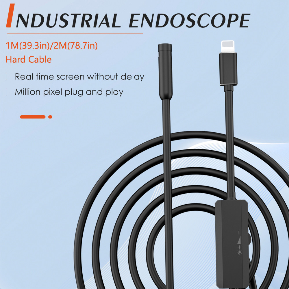 960P Single Lens Endoscope Camera IOS Mini Inspection endoscopic 1M/2M Rigid camera endoscope for sm