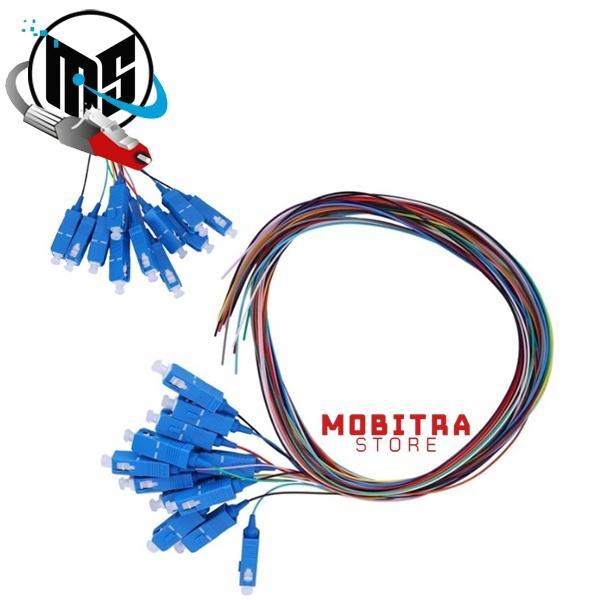 Kabel FO Pigtail 12 Core SC/UPC | Pigtail FO 0.9mm SM 12 Core SC/UPC