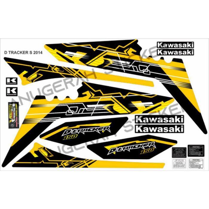 Sticker Striping D Tracker Dtracker 2014 - Hijau
