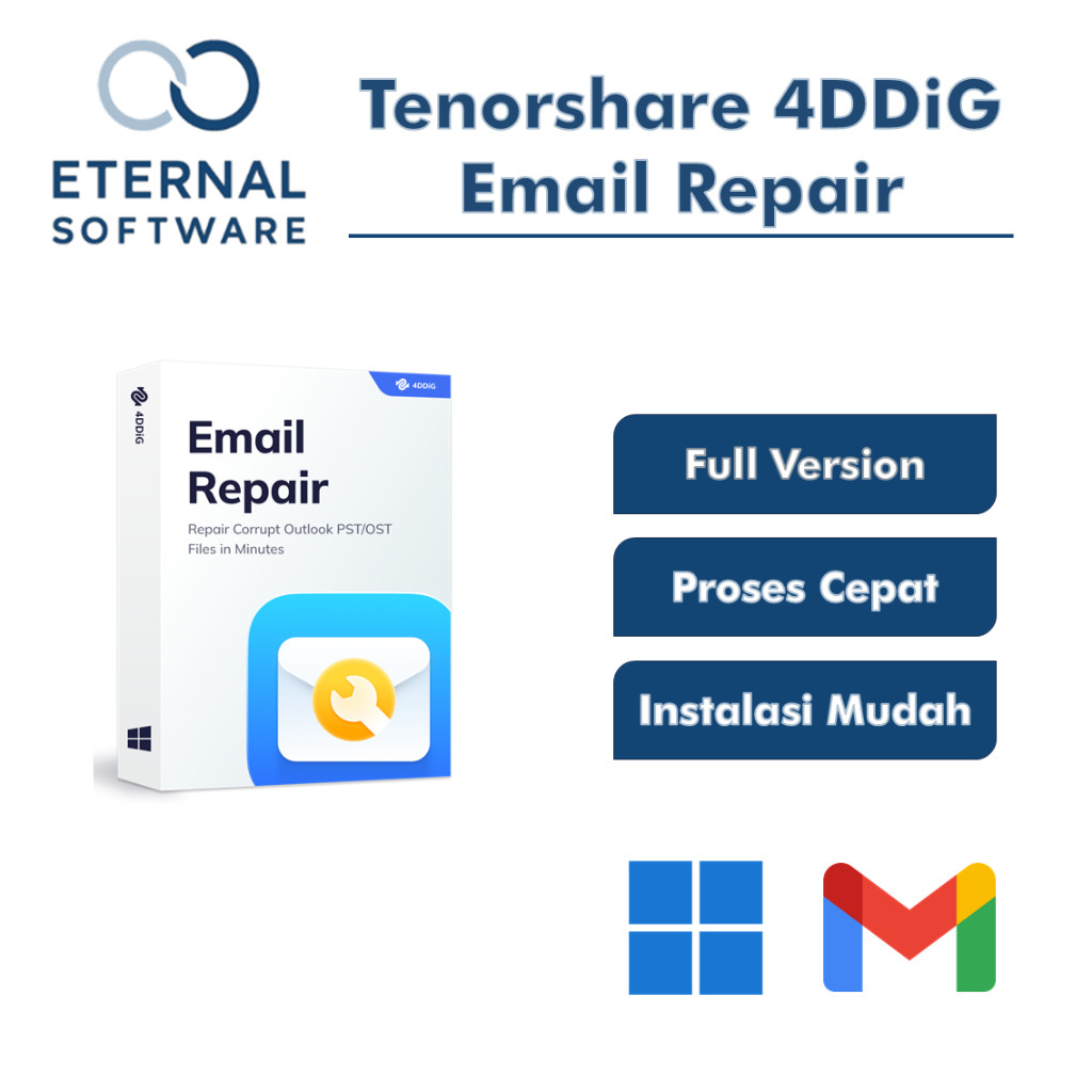 Tenorshare 4DDiG Email Repair Full Version Software Repair file Outlook PST/OST Full Lisensi