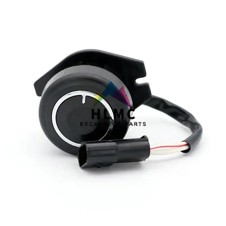 Excavator Spare Parts Throttle Rotary Knob 180WV SOLAR 185WV SOLAR 200WV SOLAR 210WV 25521004 255210