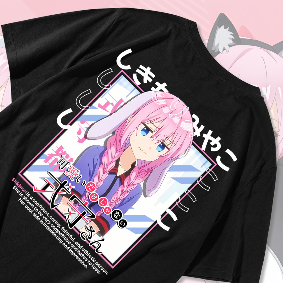 KAOS MIYAKO SHIKIMORI - KAOS DISTRO PRIA & WANITA KAOS ANIME & GAME MIYAKO SHIKIMORI