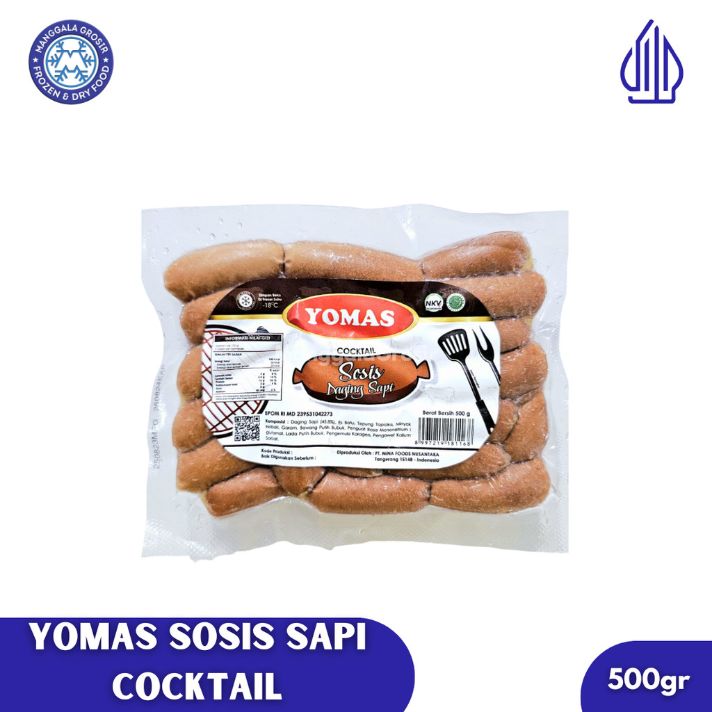 Yomas Sosis Beef Cocktail / Sosis Sapi Cocktail 500gr