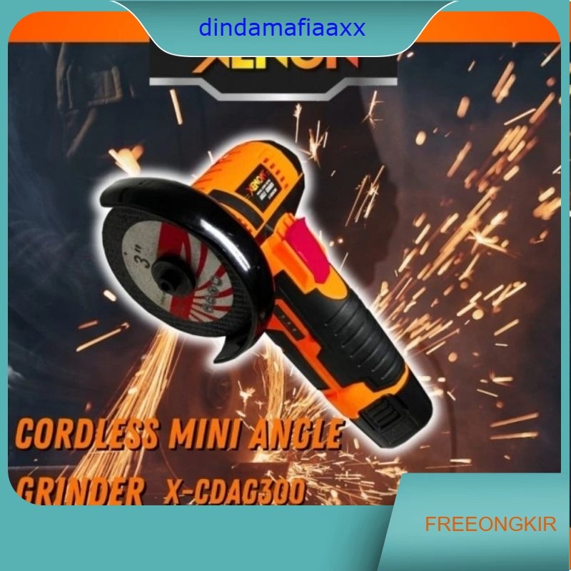 MINI GRINDER CORDLESS 3" XENON CDAG300 Gerinda Cas 3 Inch 12V Baterai 2
