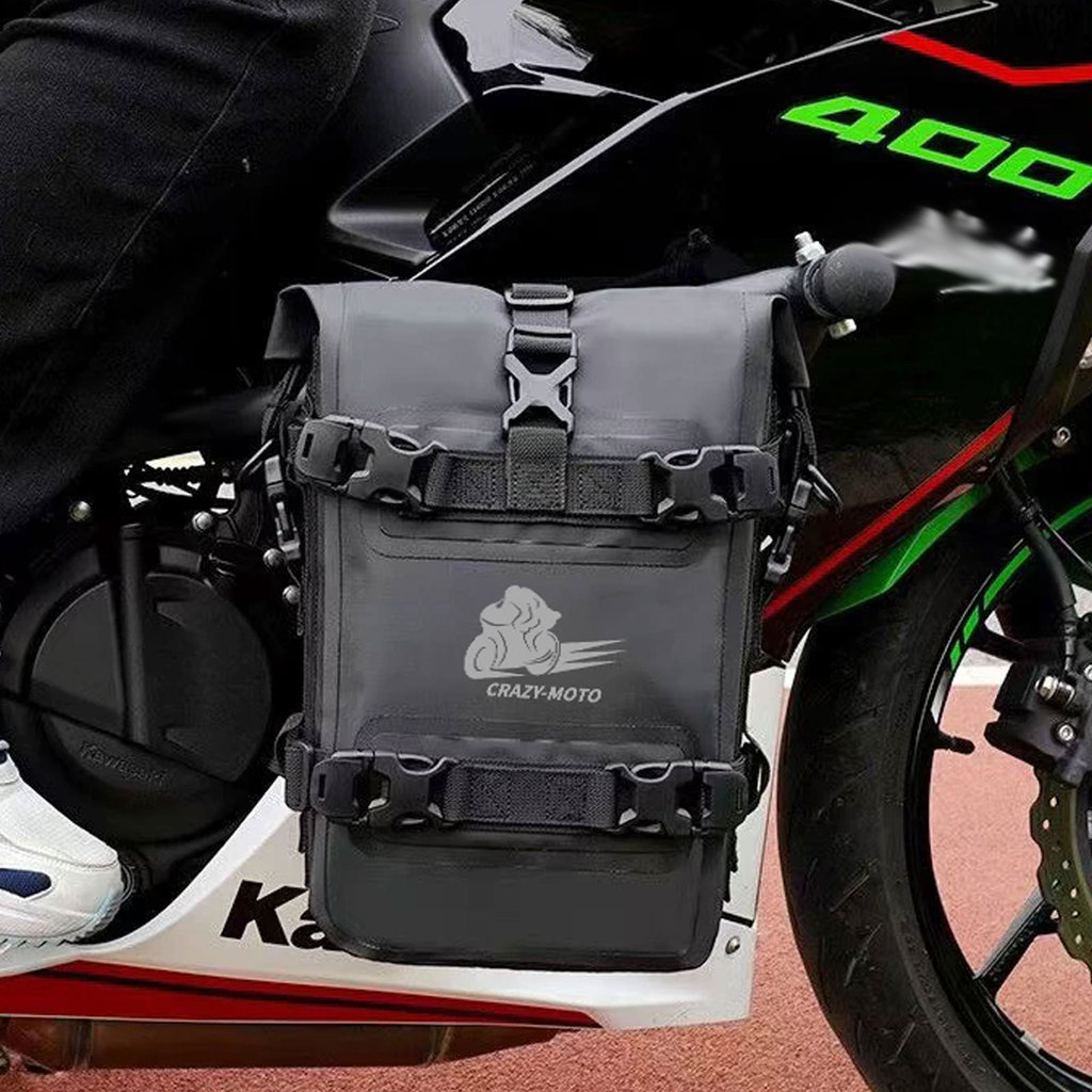 Waterproof 8L Motorcycle Side Frame Bag Wear Resistant Motorcycle Crash Bar Bag Motorcycle Side Bag 