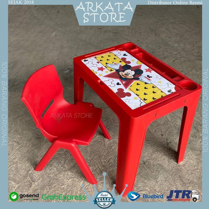 (KARGO) 1 Set Meja Anak OKT OLYMPLAST - Meja Anak / Meja Belajar Anak / Meja Makan Anak Olymplast - 