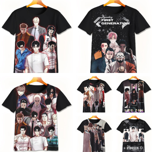 Kaos Lookism 3D Keren | Kaos Animasi Lookism | Baju Lookism Murah Untuk Anak Umur 1-12 Tahun - Saran
