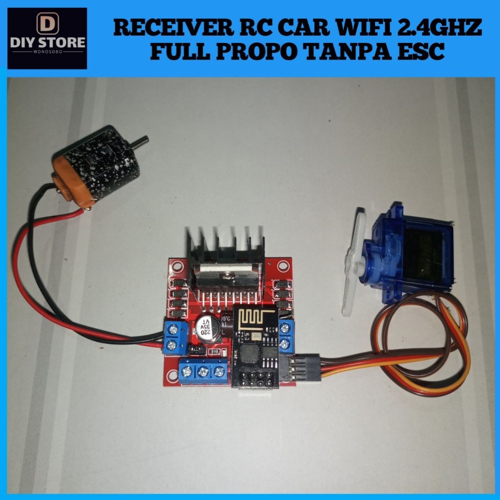 Full Propo Wifi RC Car Receiver Tanpa ESC