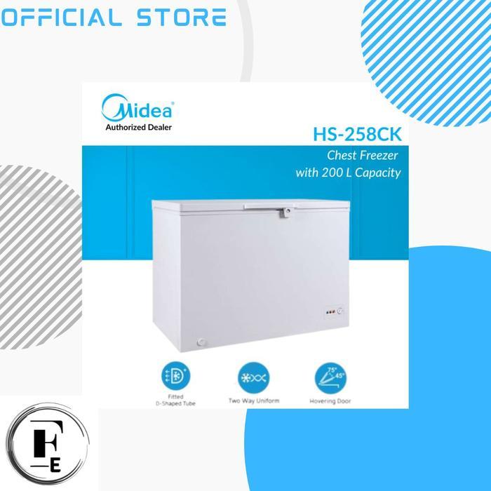 Midea Chest Freezer 200L HS-258CK / HS258CK Freezer Box