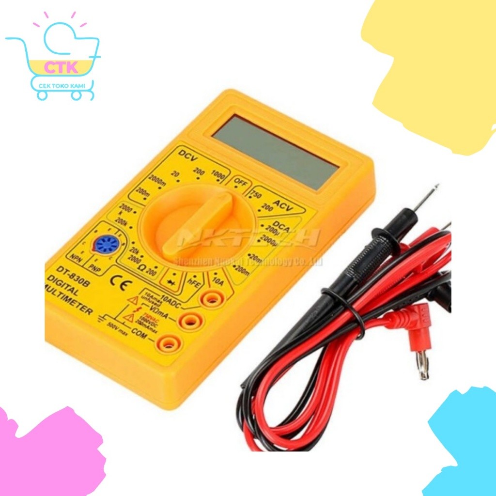 Koss Multi Tester Digital KS 830 B Tester Listrik