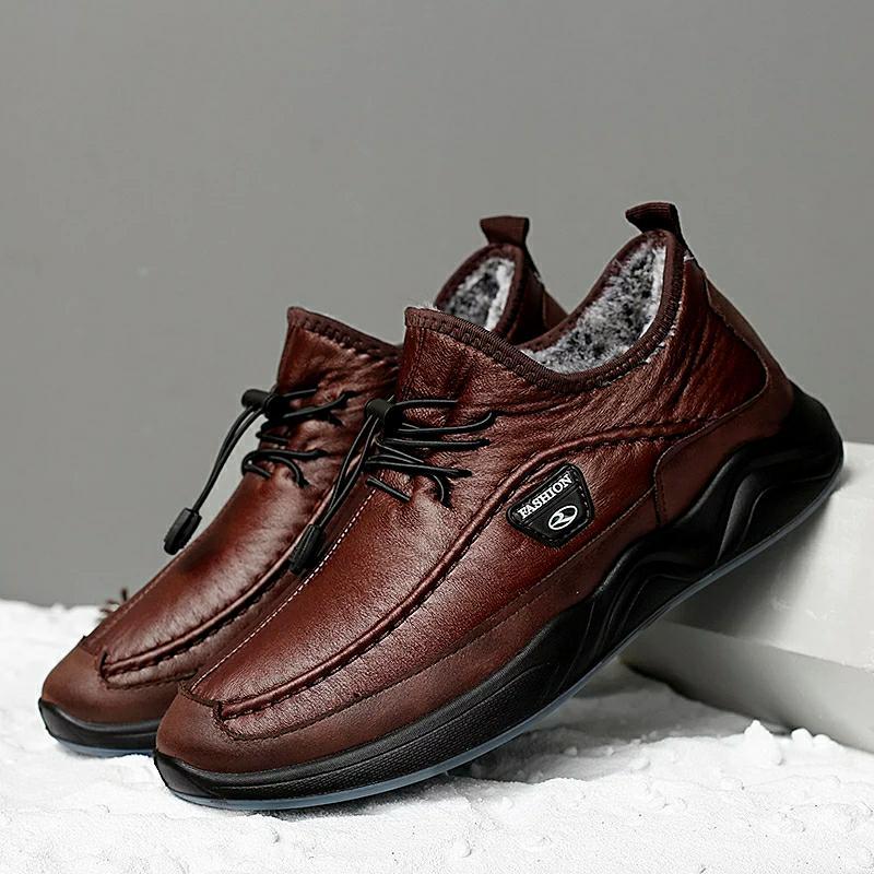 Sepatu Pria Sneakers Casual Kulit Asli Suede Import E01