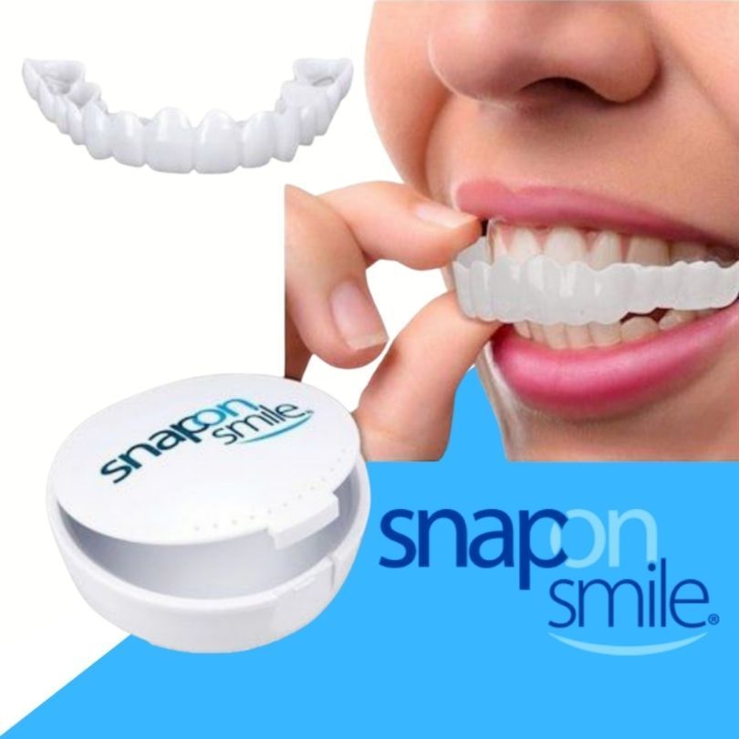 GEBYAR PROMO !!! ORI 100% ORIGINAL SNAP ON SMILE | GIGI PALSU PRAKTIS BISA LEPAS PASANG 1 SET BAWAH 