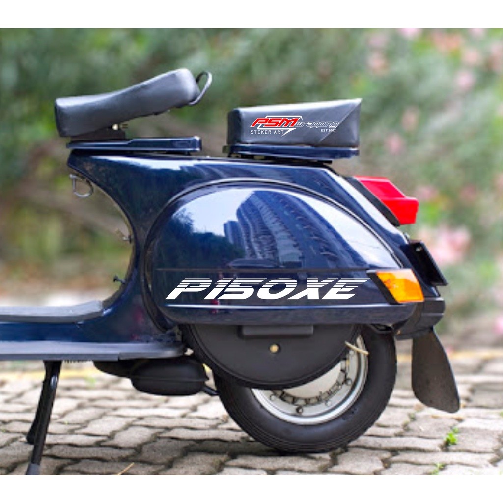 mutiara_co - CUSTOM STICKER MOTOR VESPA P150XE STICKER VESPA STICKER CUTTING STICKER MOTOR VESPA MAN