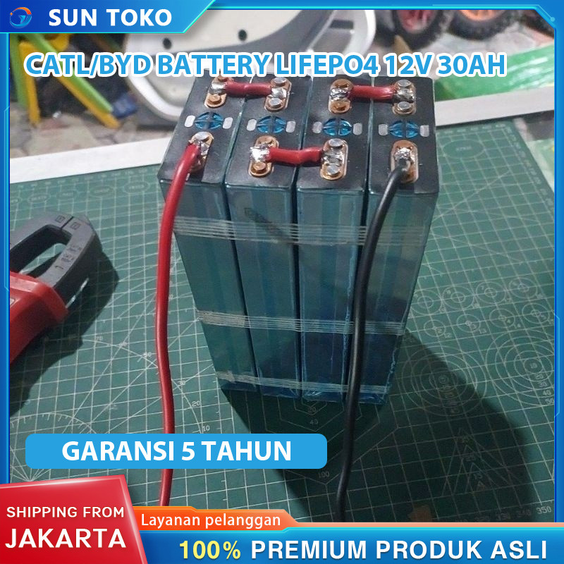 Lifepo4 12 volt 30ah/ batre lifepo4 12v 30ah New 100%