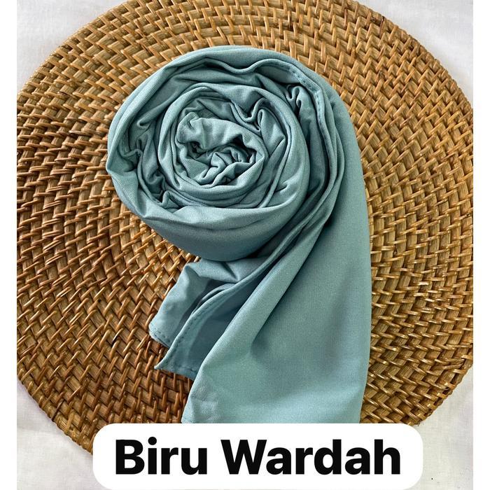 Pashmina Instan Oval Jersey /Pashmina Instan Jersey Oval - BIRU WARDAH