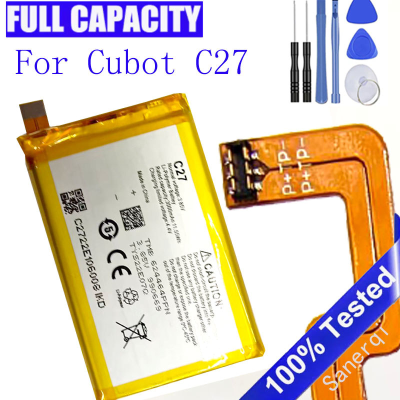 C27 Battery 3000mAh Long Standby Time For CUBOT kingkong mini 3 battery In stock + Tools